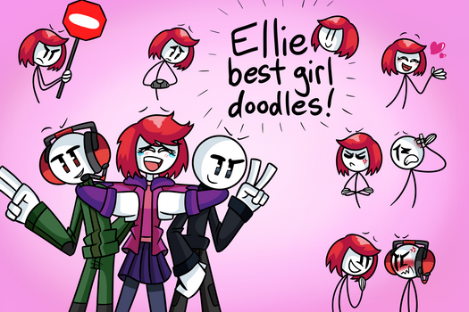 Ellie Best Girl Doodles