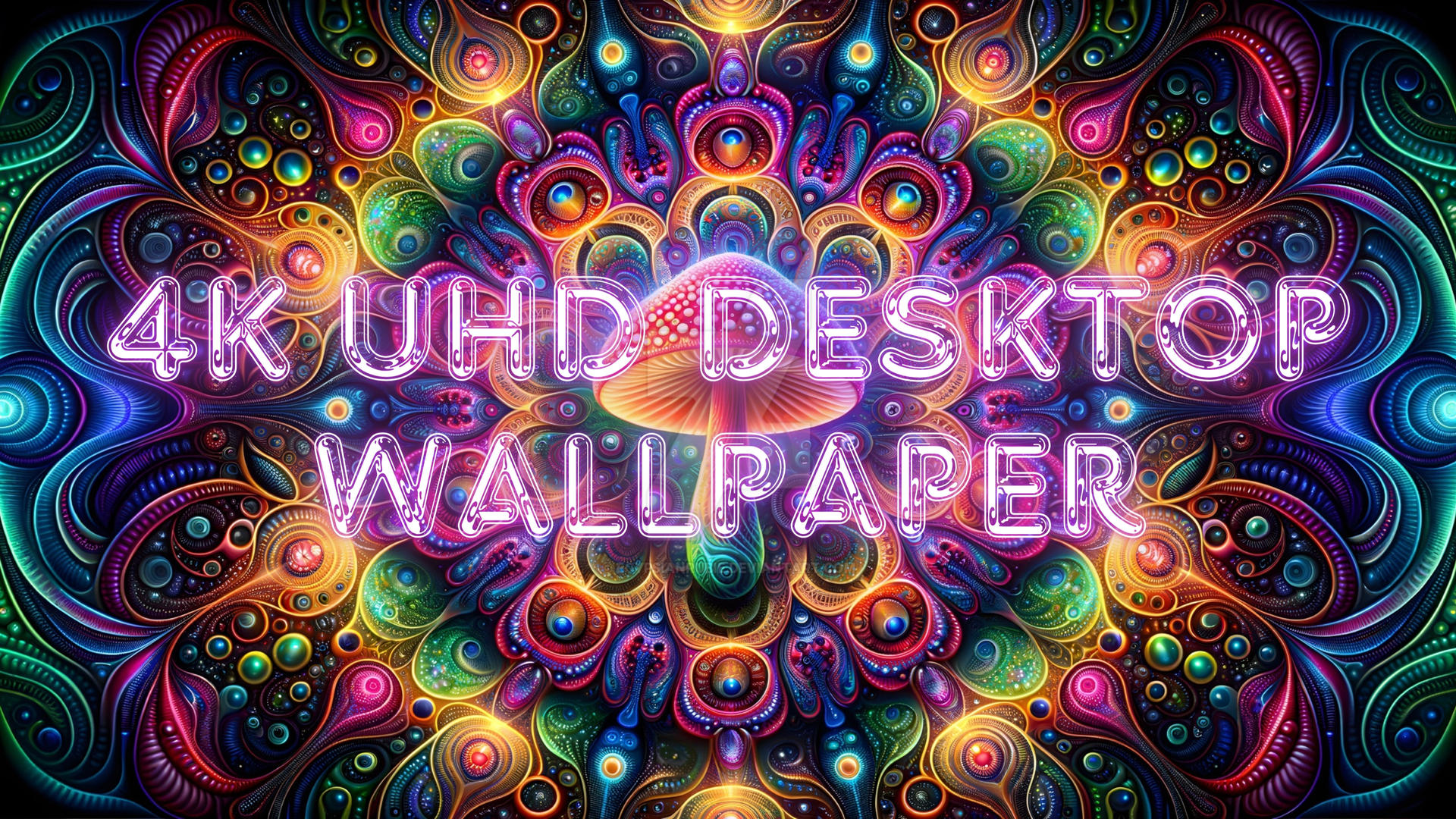 Psychedelic Cosmic Mushrooms 4K Desktop Wallpaper by EgypsianRubie on ...