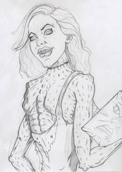 Evil Dead Linda Sketch