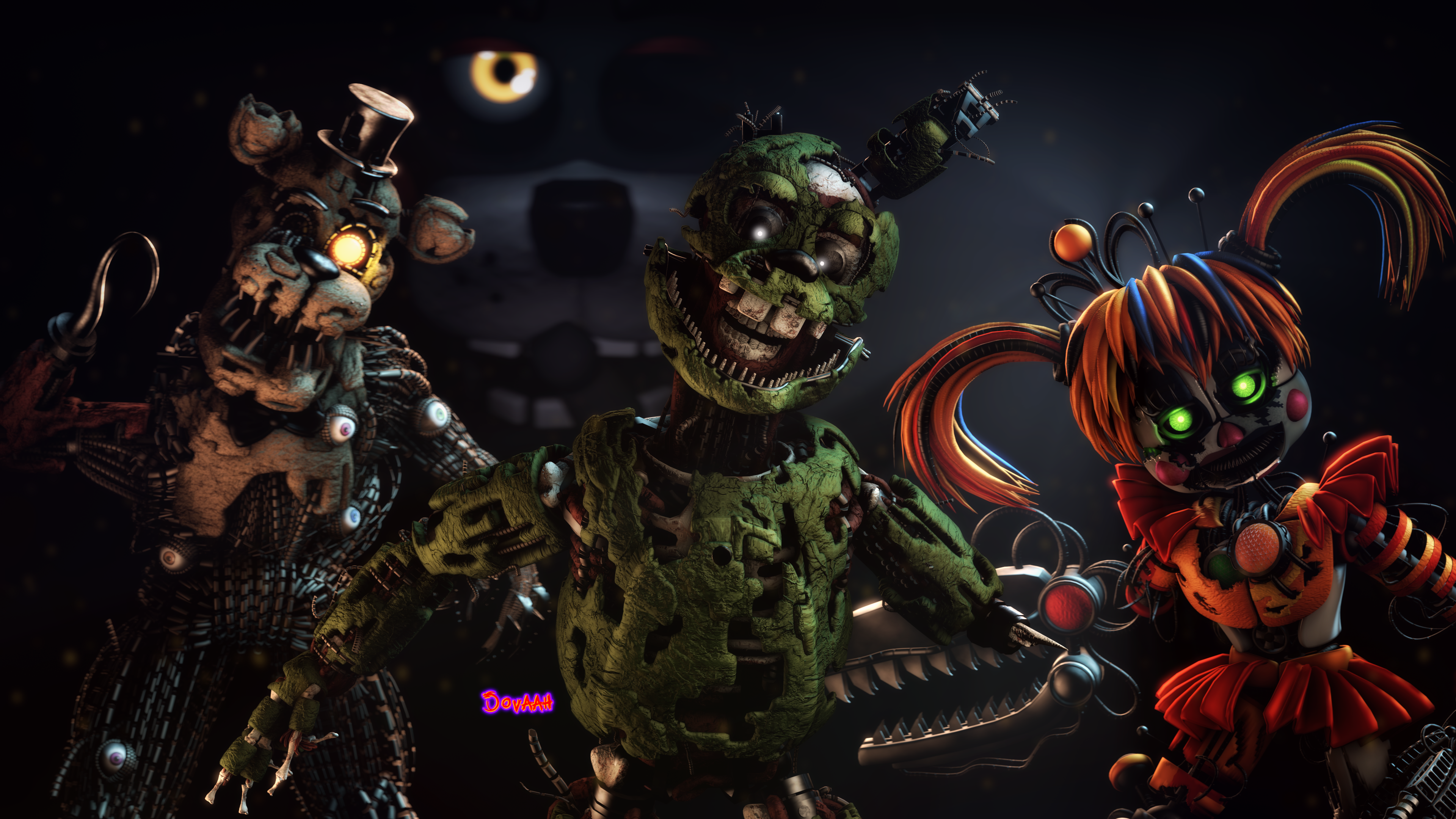 FNAF 6 АНИМАТРОНИКИ