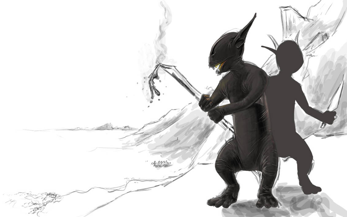ur-vile loremaster wip by lordofALLspacebugs