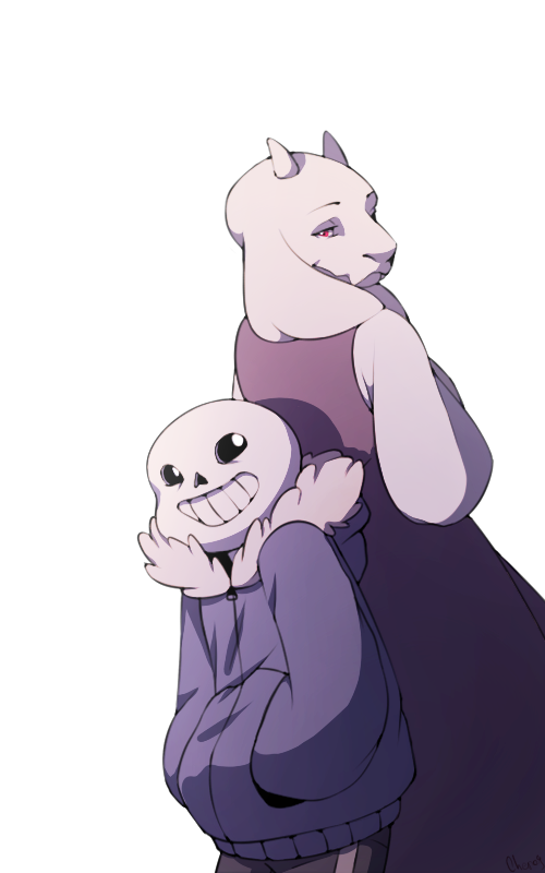 Sans and Toriel.