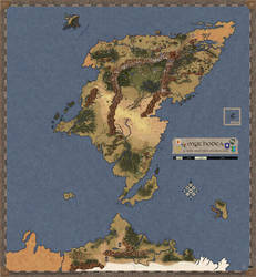 The World of Mythodea Map