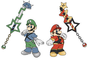 Mushroom Kingdom Hearts - Bros