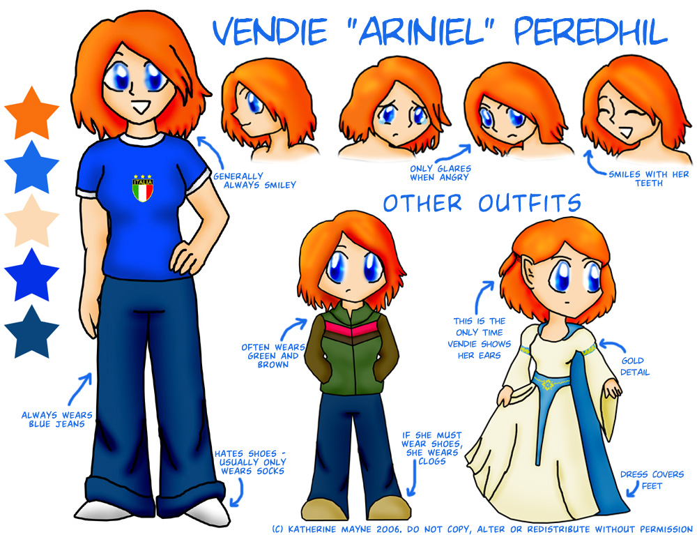 Vendie Reference Sheet