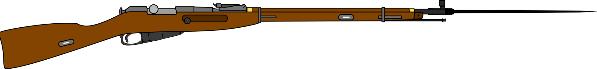 Mosin-Nagant M91/30 with bayonet - stock