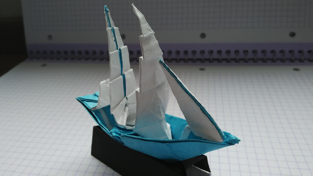 Origami Ship (By Patricia Crawford) by Tenusiano on DeviantArt