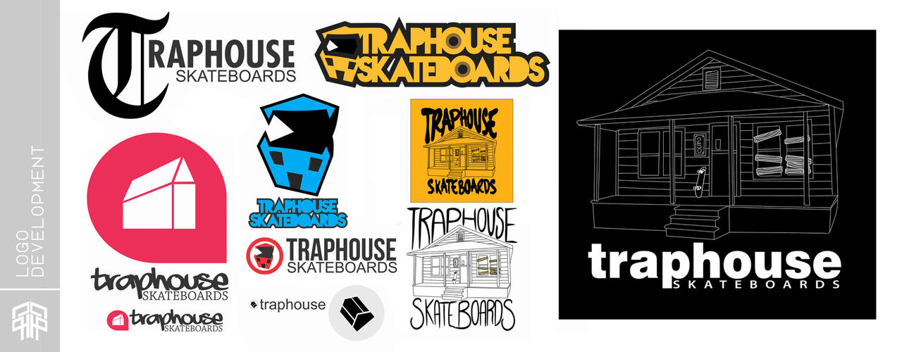 Traphouse Logo Development