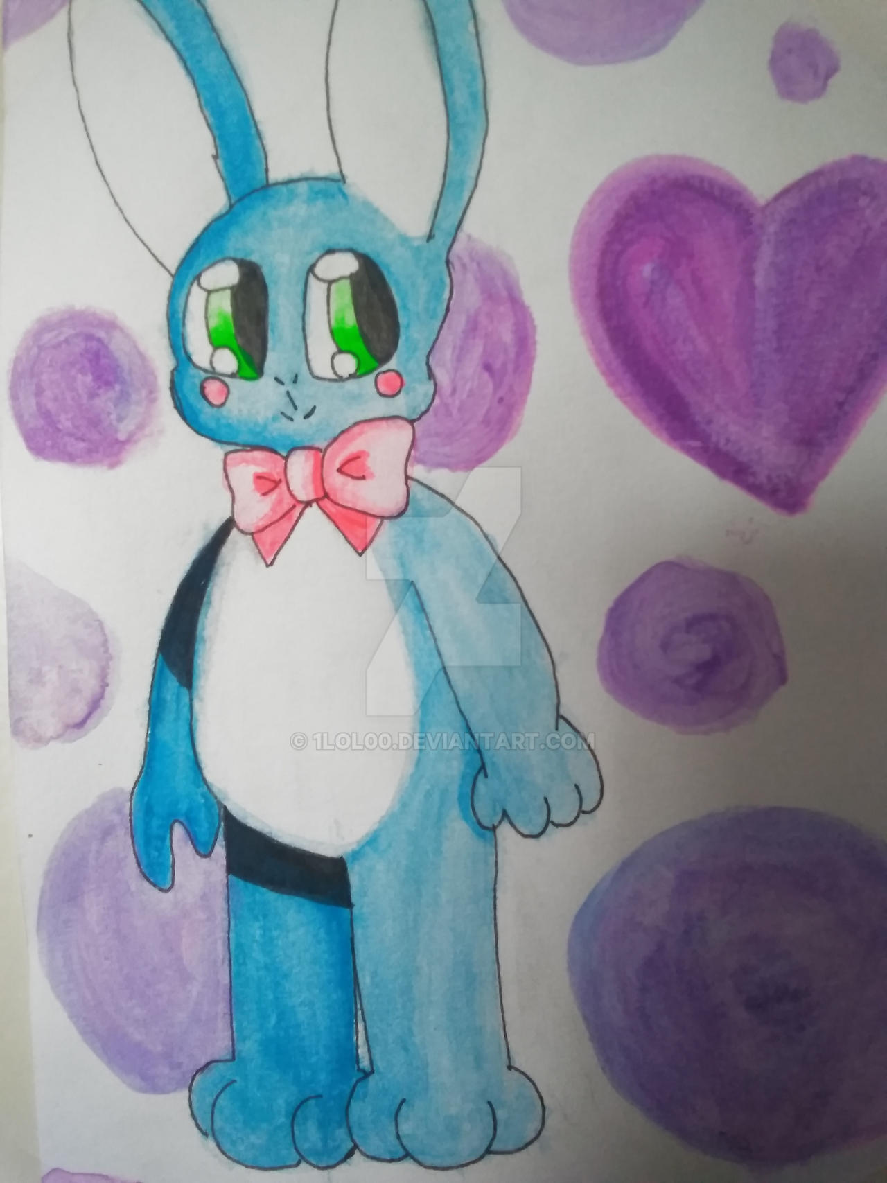 Toy Bonnie Fnaf By 1LOL00 On DeviantArt toy-bonnie-fnaf-by-1lol00-on-deviantart