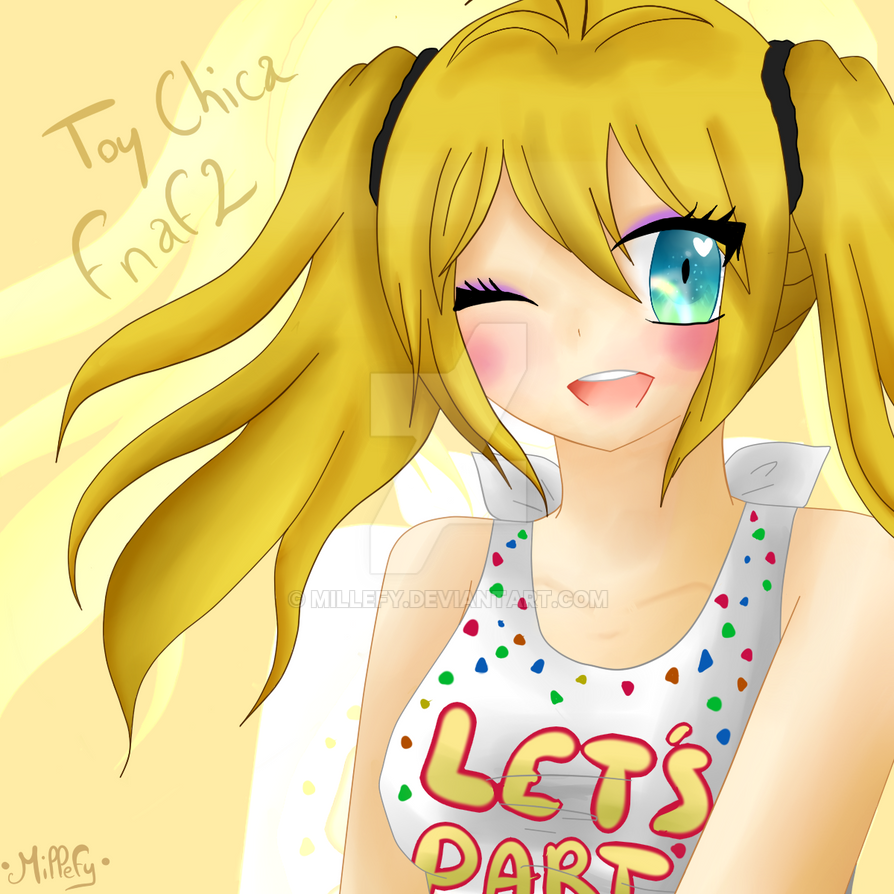 Toy Chica cute version - 2015 by Millefy on DeviantArt.