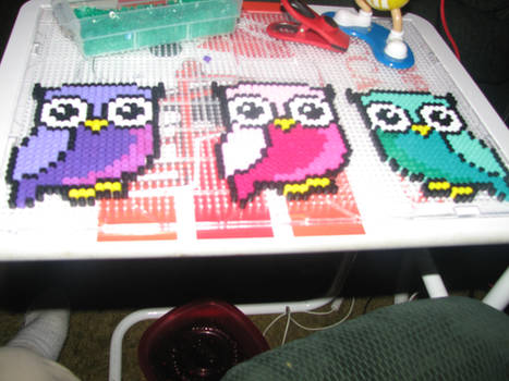 owls perler