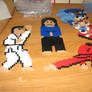 karate champ and sonic patrol perlers