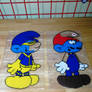 Smurf perler