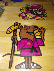 Master splinter tmnt perler