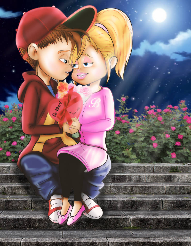 Alvin And Brittany Valentines Day Night Out By KeynoriamaArt On alvin-and-brittany-valentines-day-night-out-by-keynoriamaart-on
