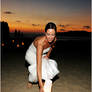 Bride + Sunset