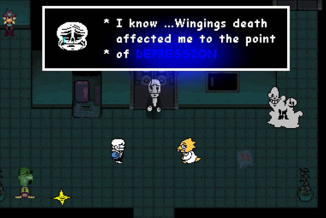 Sans is depressed by ReddymanCYn on DeviantArt