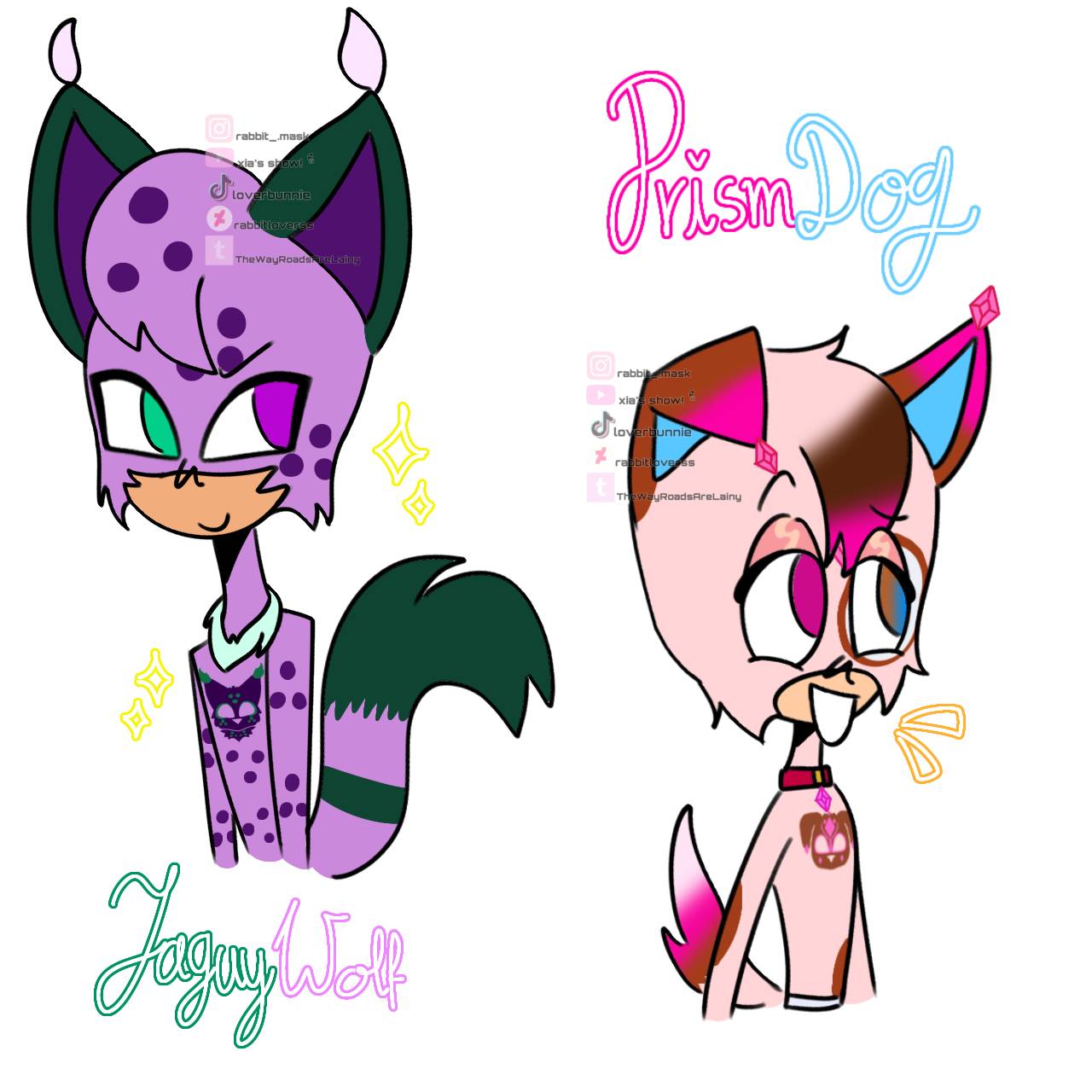 (AT) JaguyWolf and PrismDog!!