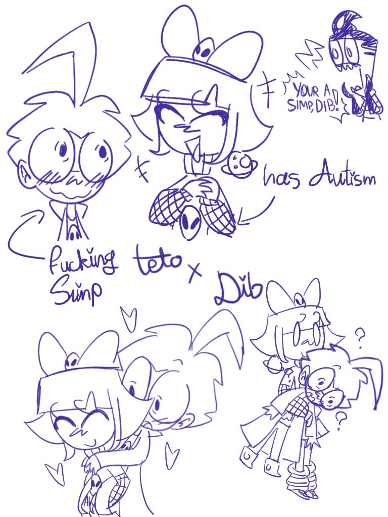 Teto X dib doodlezzz!! :33