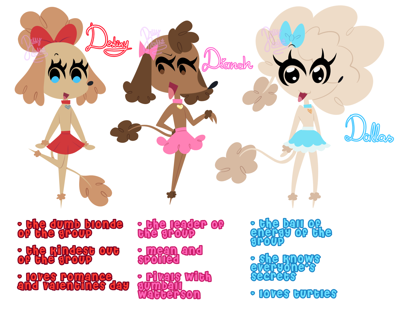 (TAWOG OCS) destiny, dianah and Dallas!