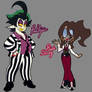(BJ au) Beetlejuice and riah!!