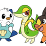 The Unova starters