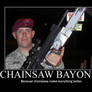 Chainsaw Bayonet motivator