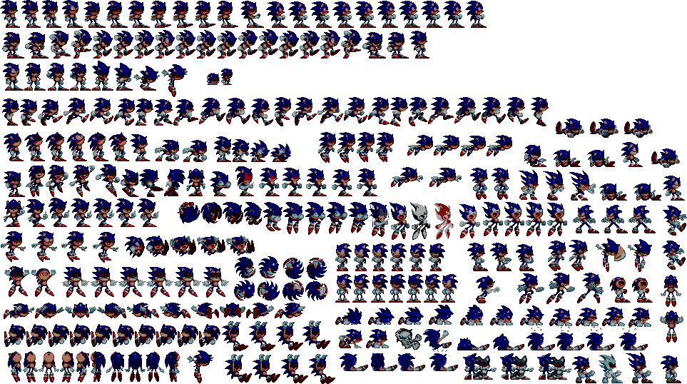 Modgen Classic Metal Sonic Sprite Sheet by AngryMetal on DeviantArt