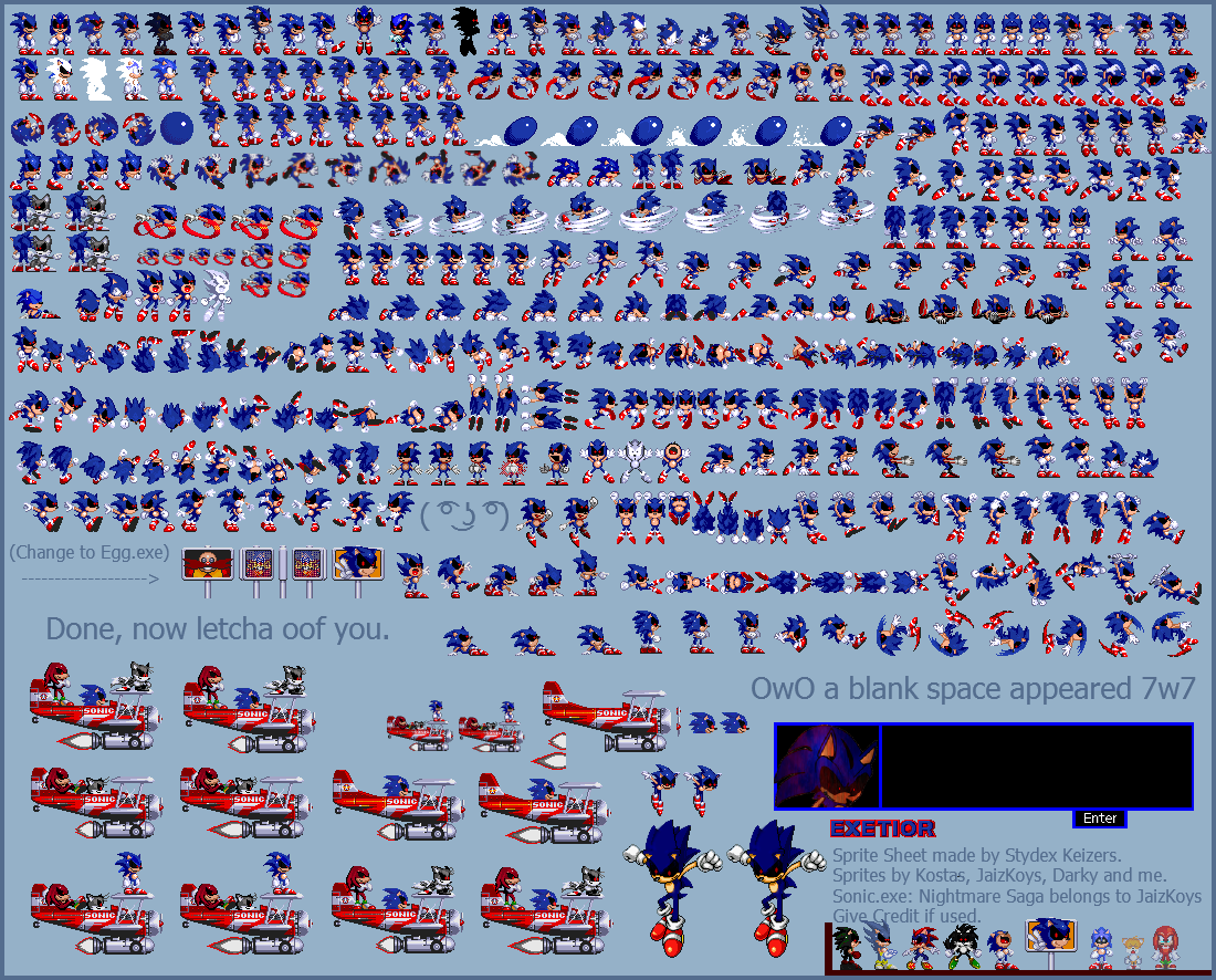 Old tails exe sprite sheet classic exetior version by shadowXcode on  DeviantArt