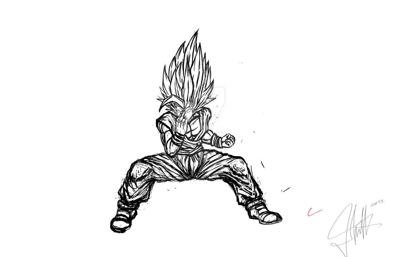Gohan Beast Mode by Jwolk on DeviantArt