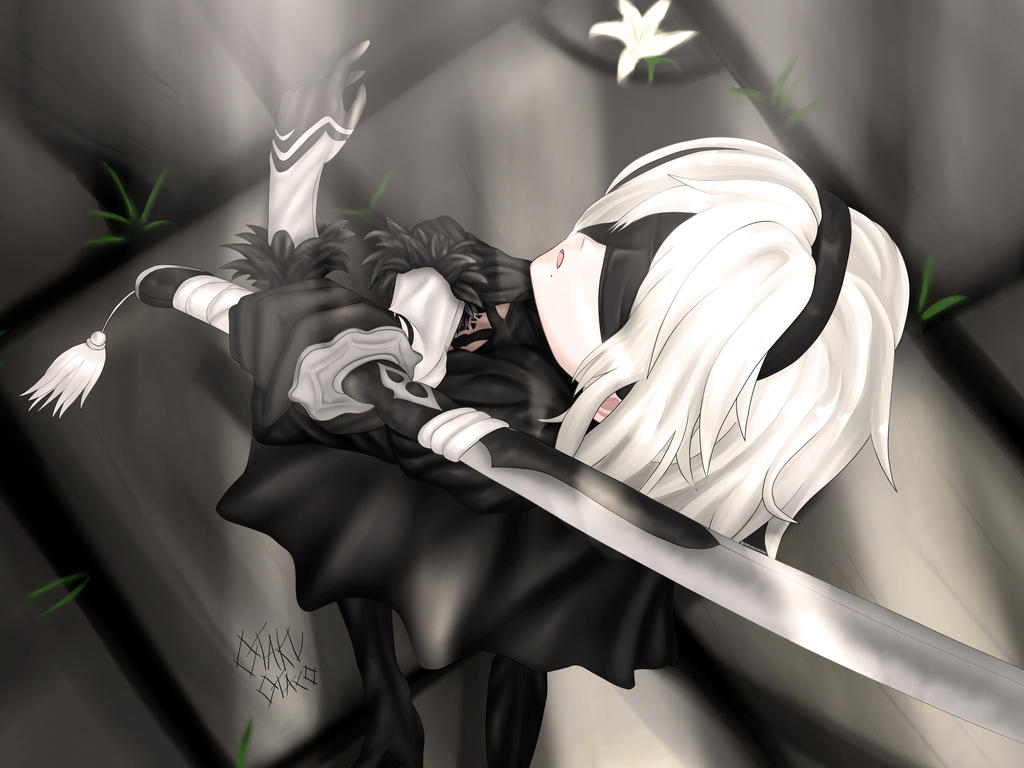 O2b Anime 2B by OtakuOtacoDraws on DeviantArt
