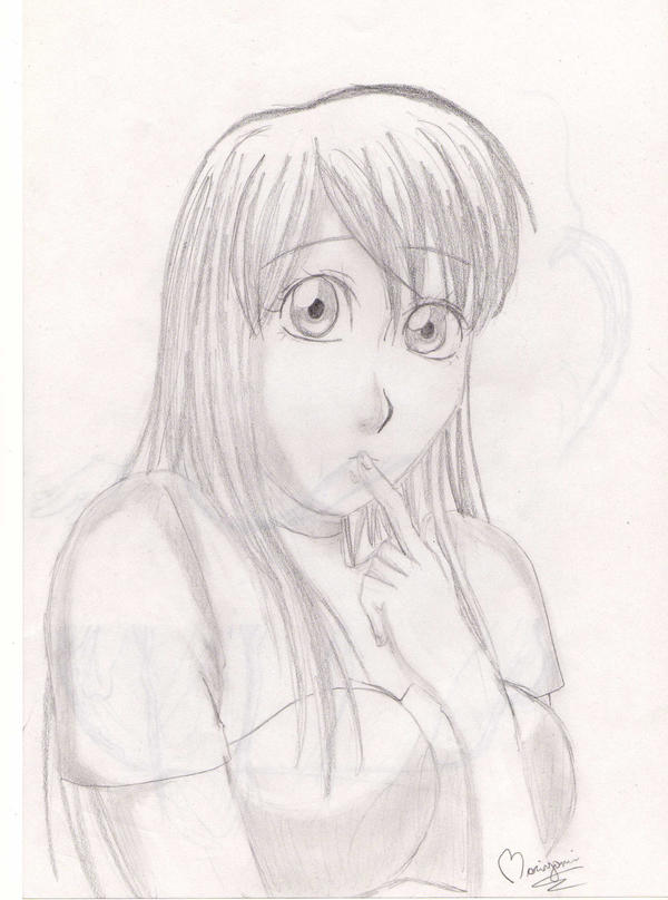 Akari in pencil