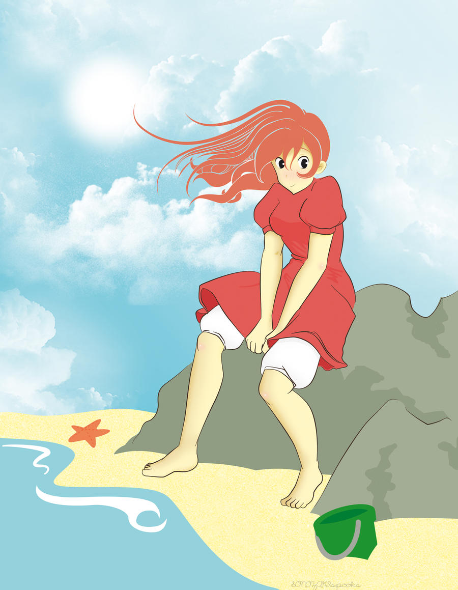 Ponyo on the Cliff