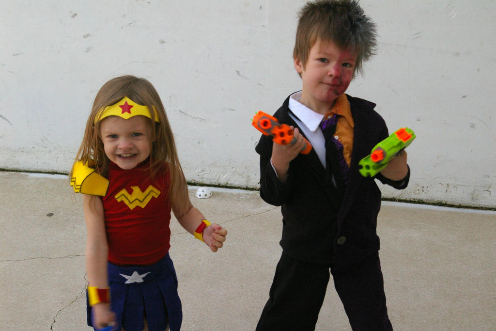 Wonder Woman and Two-Face Halloween '13