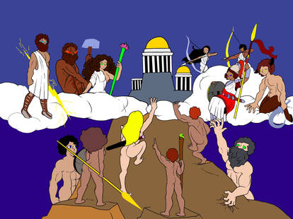 Mythological August 2023-13: Gorgon by Salad1V on DeviantArt