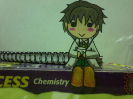 TMGS 2- Waka-sensei on my Chemistry book