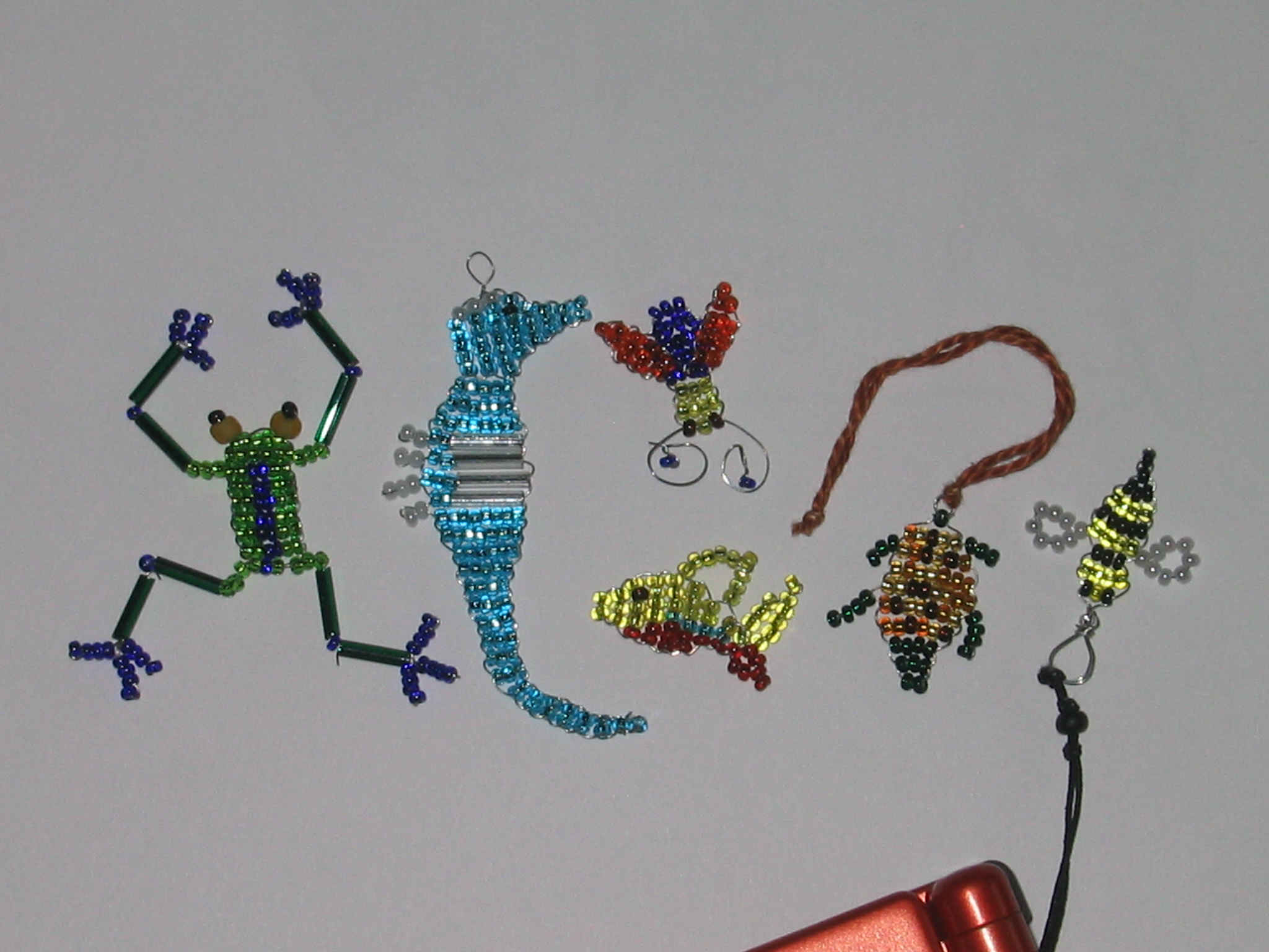 animal bead charms by Ayuna-chan