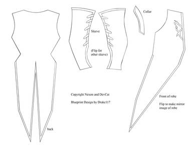 Mabinogi - Hebona Robe Pattern