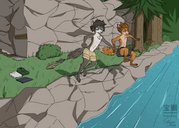 Then jump in a river holding hands ~