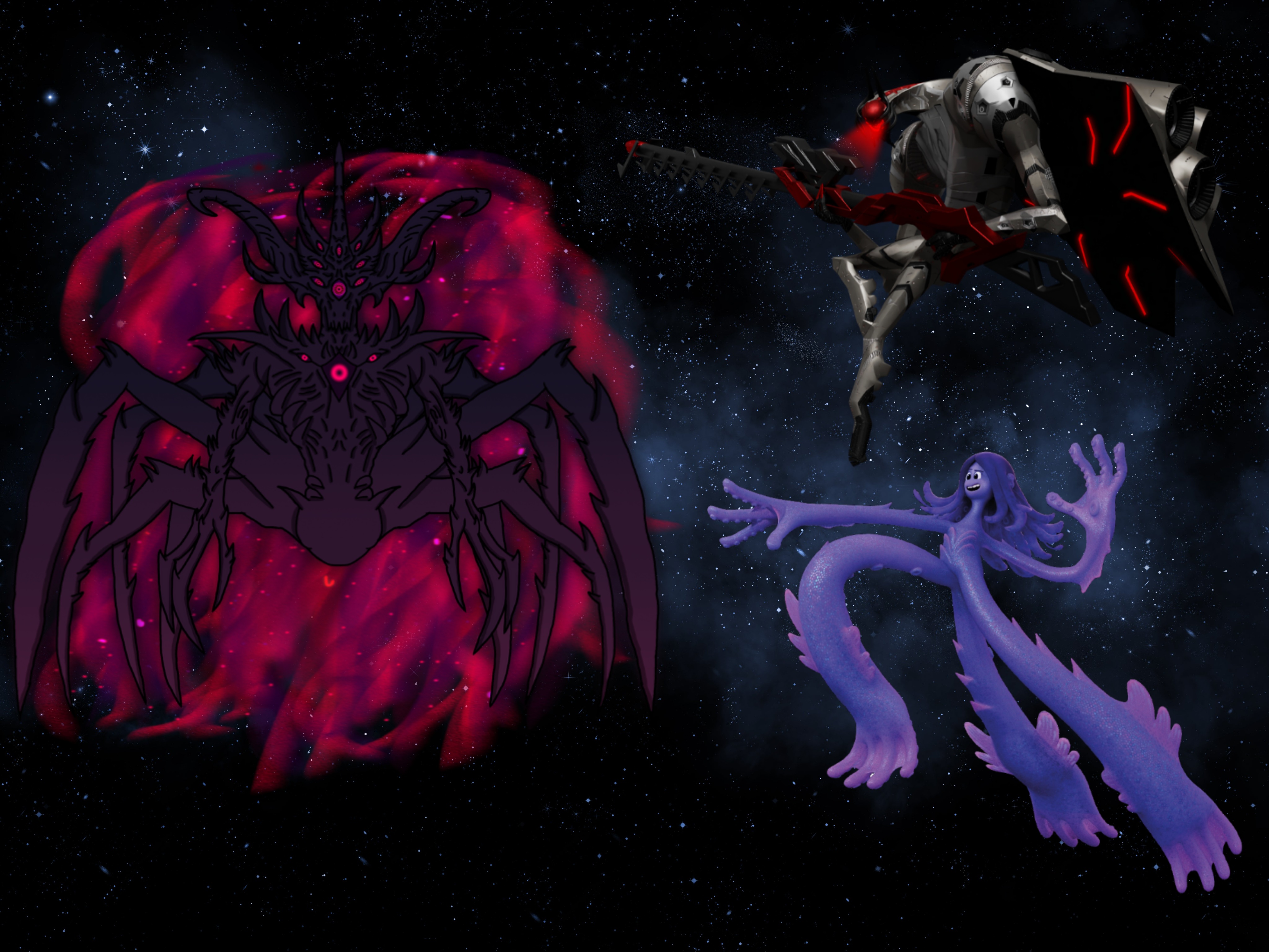 Supreme and ruby gillman vs the end by rubygillman55555 on DeviantArt