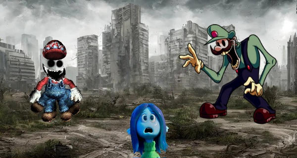 Mr L or too late.exe vs Mario entity (RP) by rubygillman55555 on DeviantArt