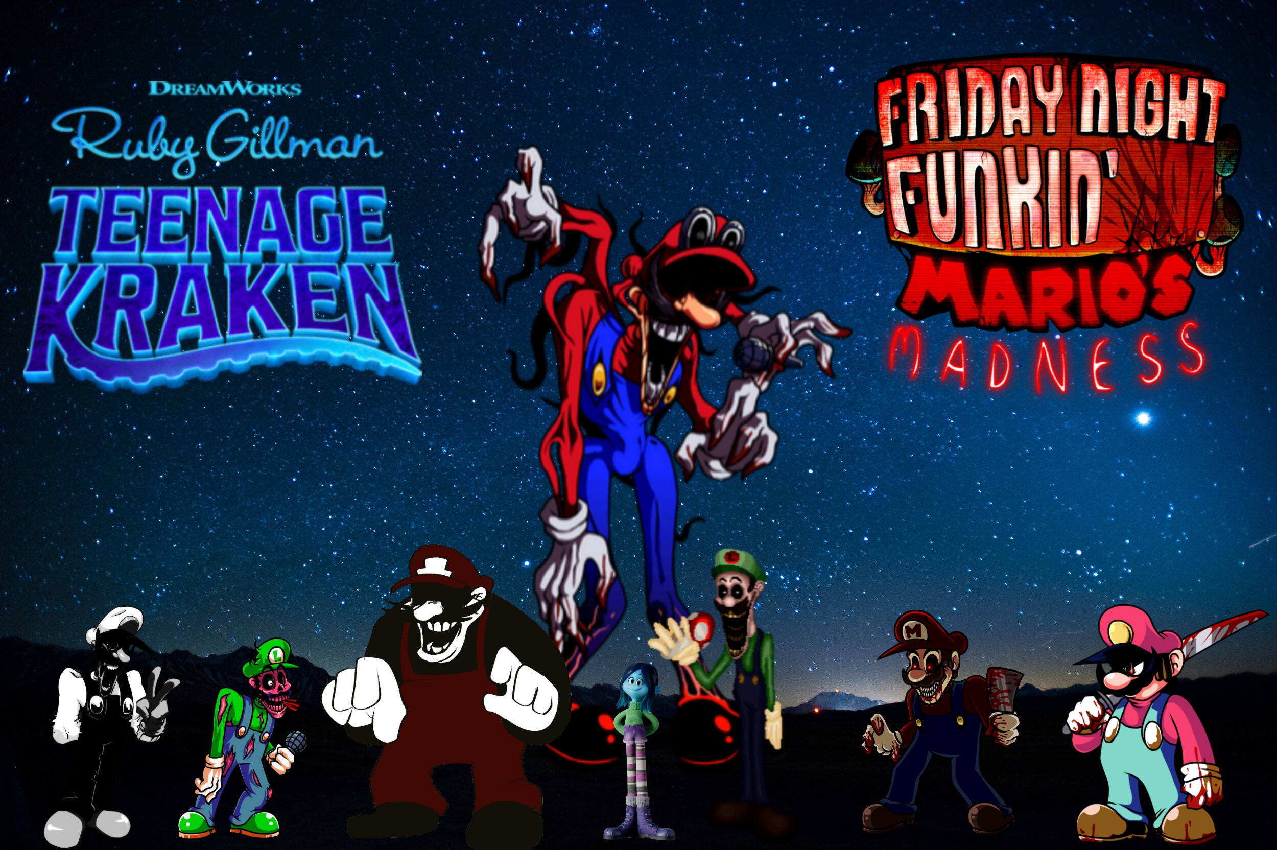 Ruby gillman teenage kraken x mario madness (RP) by rubygillman55555 on ...