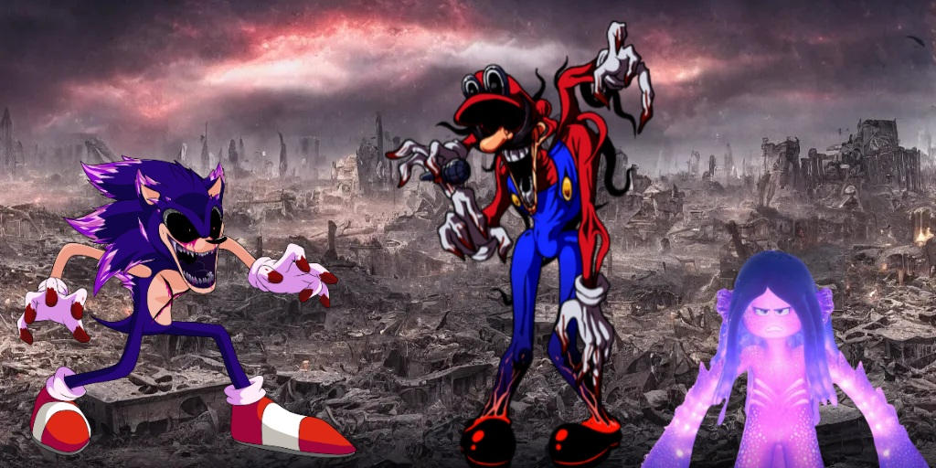 Mario madness vs sonic exe triple trouble (RP) pt2 by rubygillman55555 ...