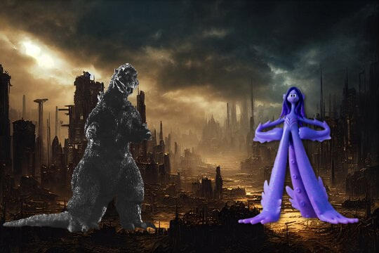 Ruby gillman met godzilla or gojira 1954 (RP) by rubygillman55555 on ...