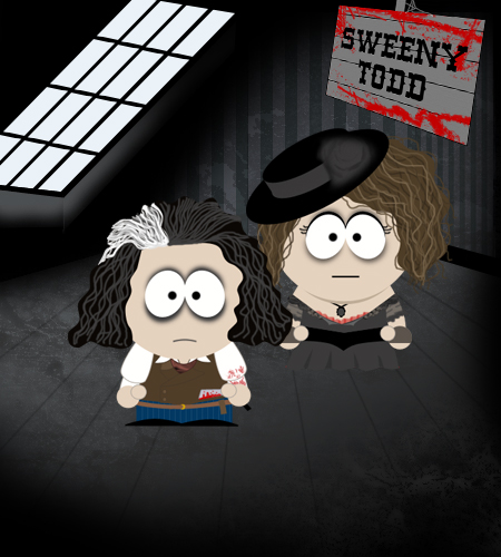 Sweeny Todd goes South Park