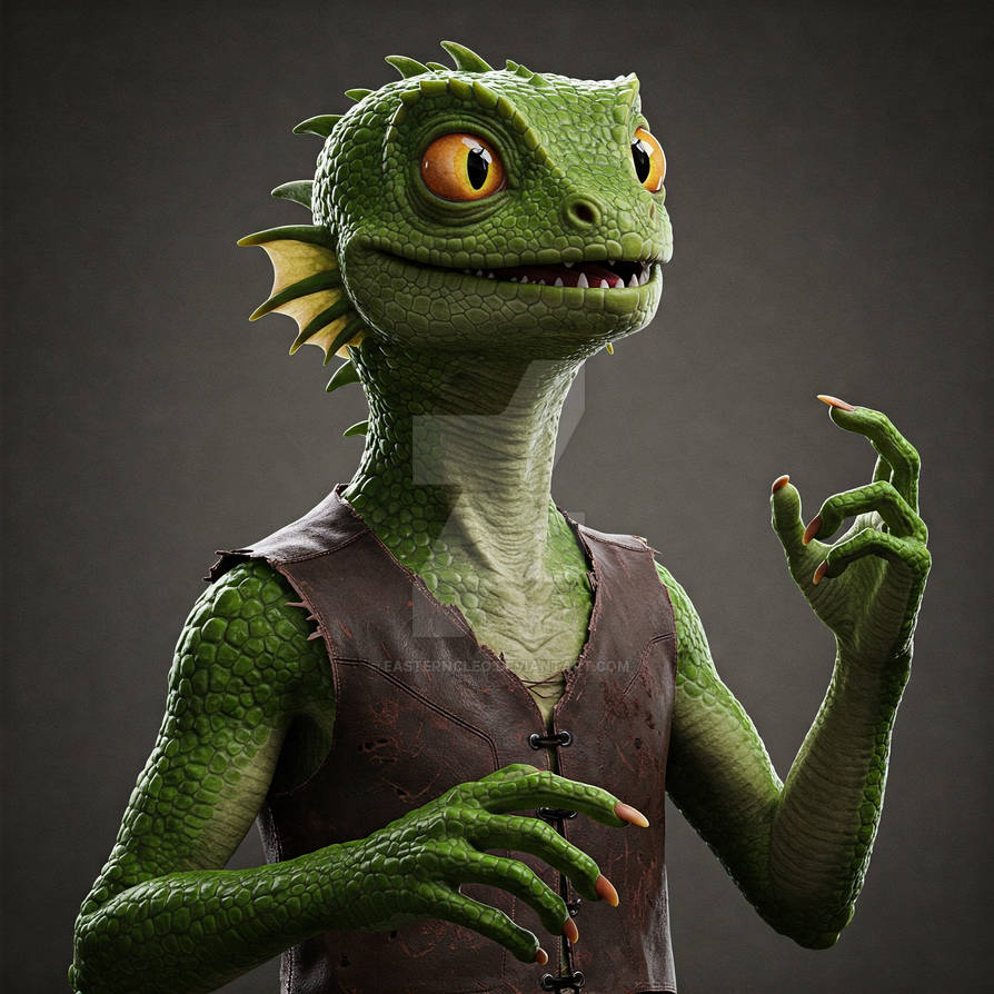 Lizard Man Names Lizard-man by EasternCleo on DeviantArt