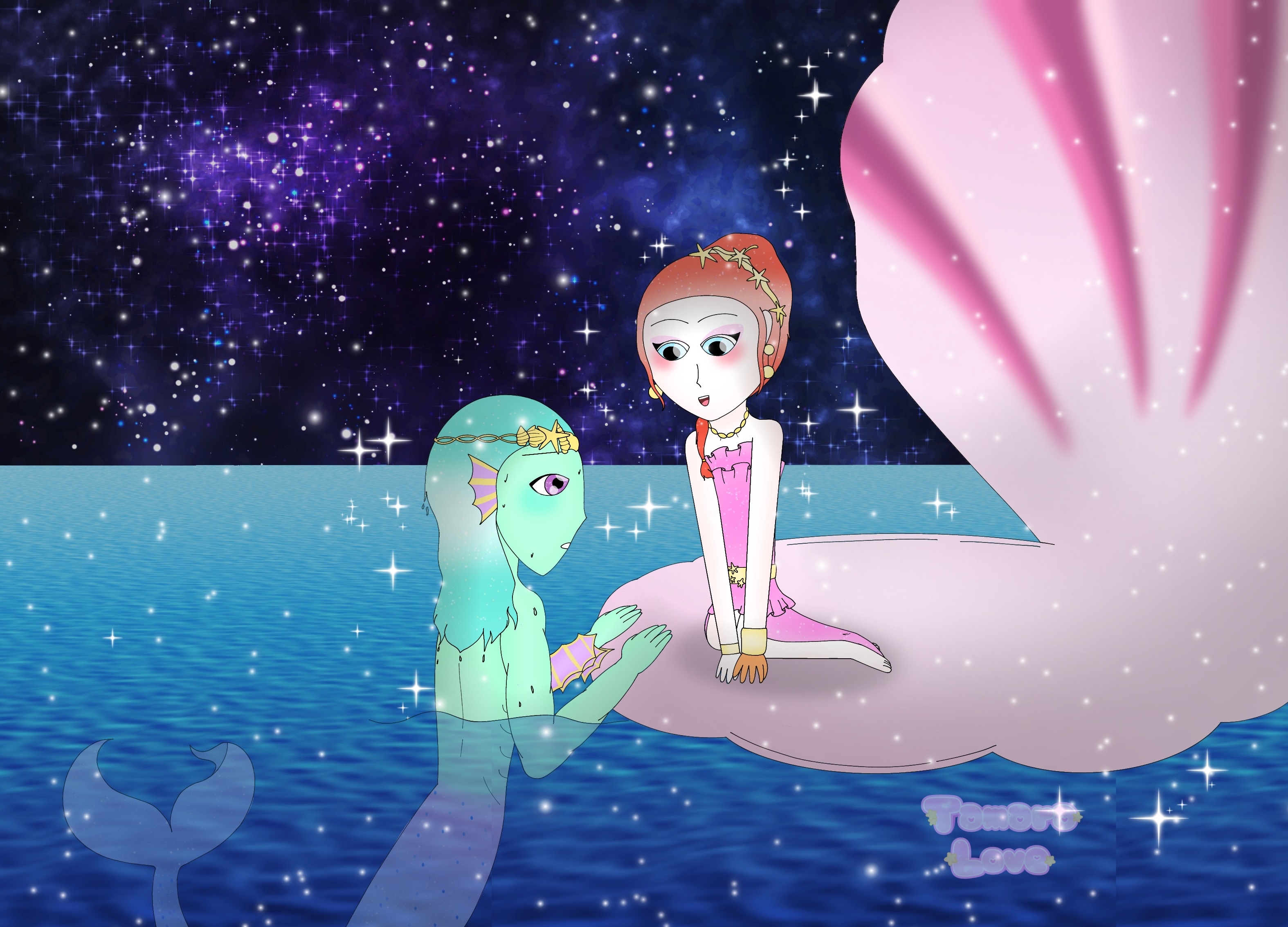 Hello there, Triton by yourfinemissskrunkly on DeviantArt