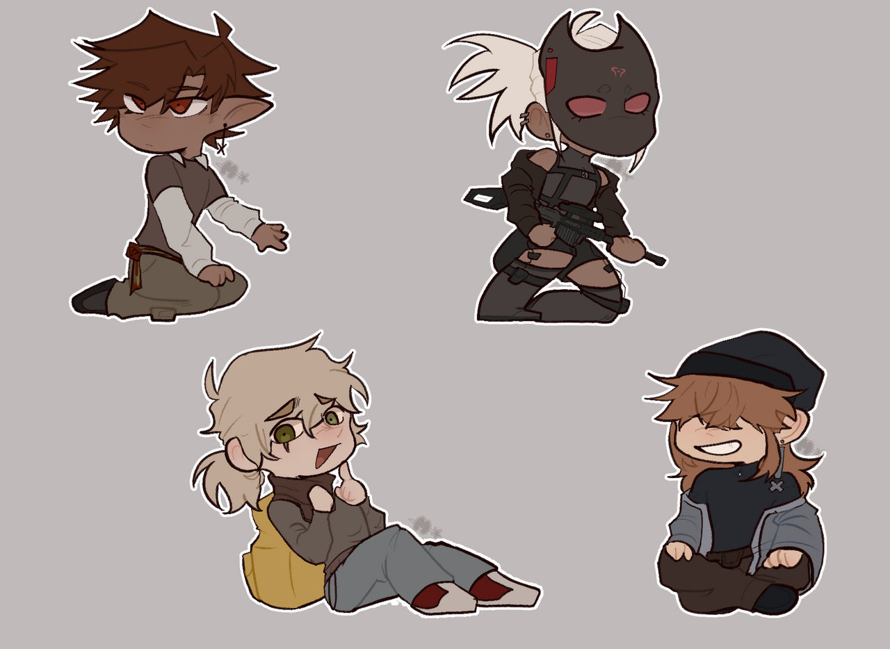 Chibi practice, success by MelatoninHere on DeviantArt