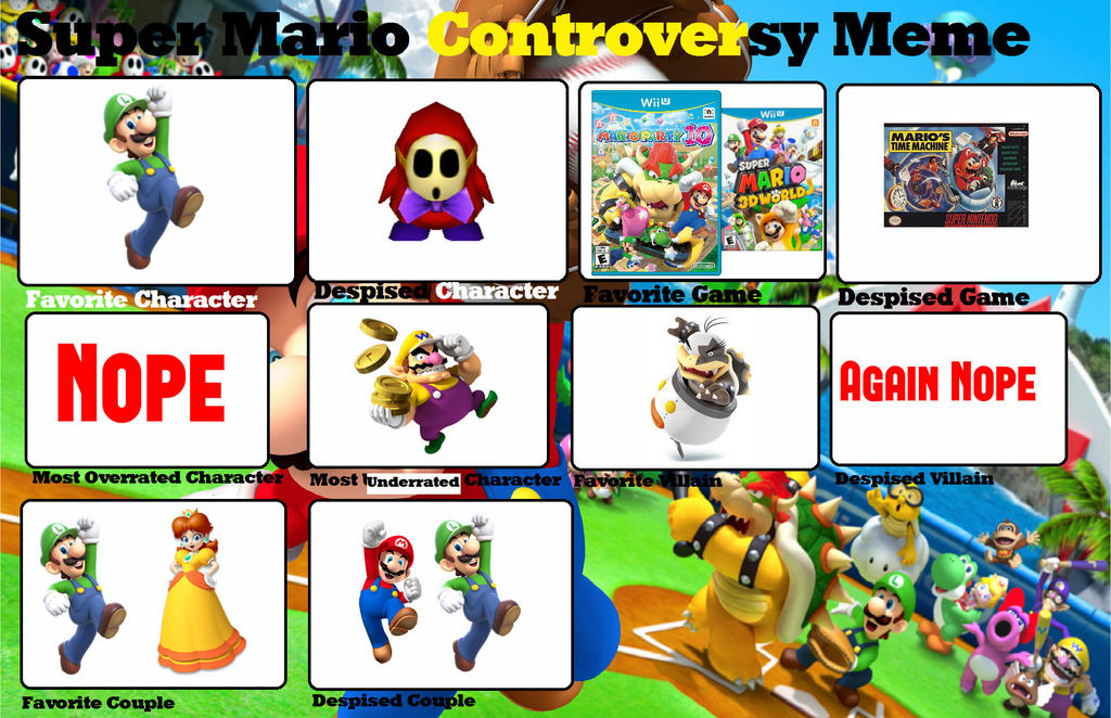 Adam's NEW Mario Controvesry Meme by SonicAdamVsCapcom on DeviantArt