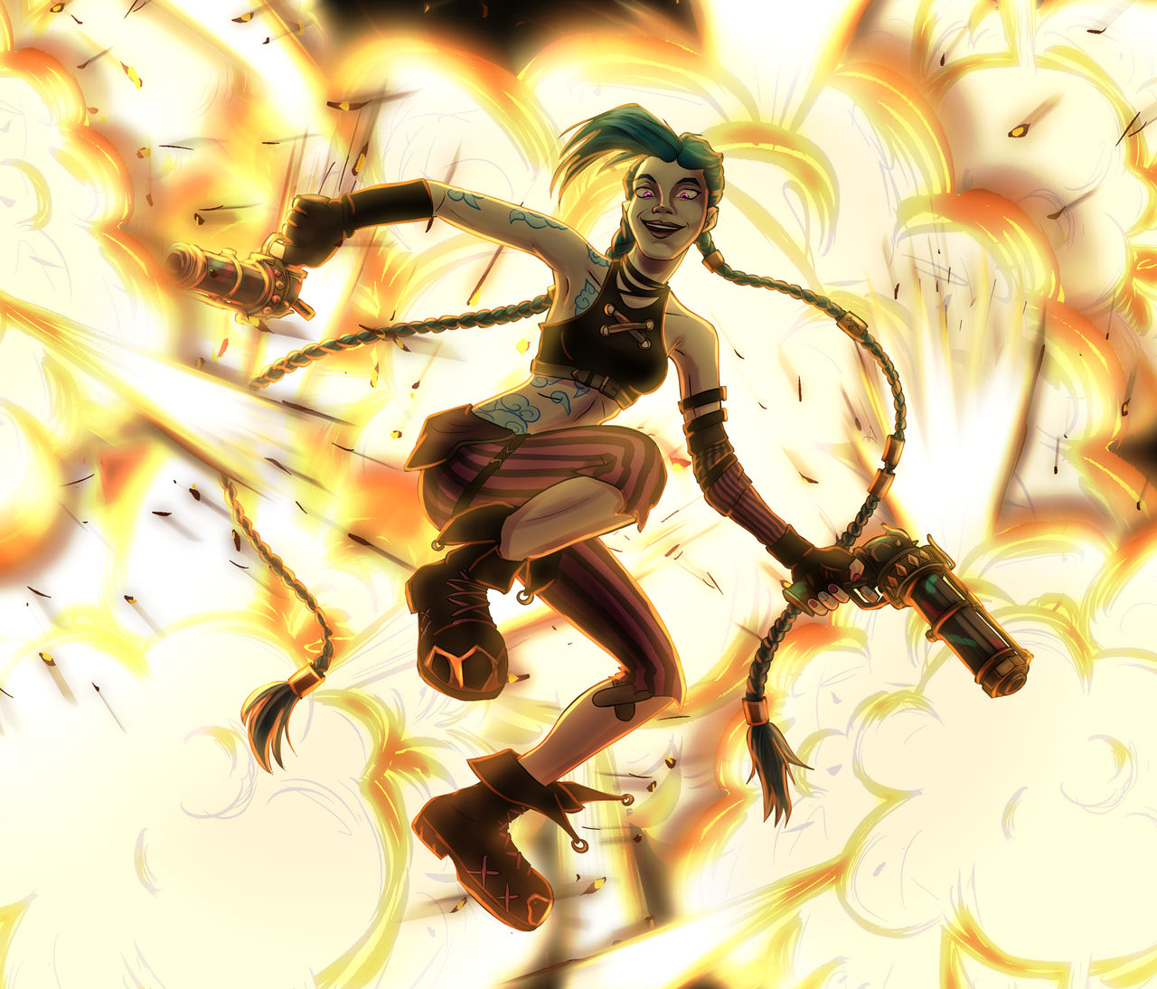 Arcane - Jinx by ArtdeSorsa on DeviantArt